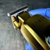 STYLECRAFT SABER - PROFESSIONAL FULL METAL BODY DIGITAL BRUSHLESS MOTOR CORDLESS HAIR TRIMMER - GOLD