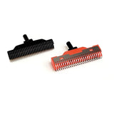 STYLECRAFT REPLACEMENT SET OF 2 CUTTERS (1 RED CRUNCHY & 1 BLACK FORGED) FOR THE UNO SHAVER