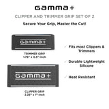 GAMMA + CLIPPER & TRIMMER GRIP BAND SET OF 2