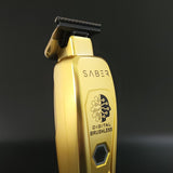 STYLECRAFT SABER - PROFESSIONAL FULL METAL BODY DIGITAL BRUSHLESS MOTOR CORDLESS HAIR TRIMMER - GOLD