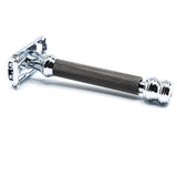 PARKER 76R HEAVYWEIGHT GRAPHITE BUTTERFLY OPEN SAFETY RAZOR PARKER SAFETY RAZOR