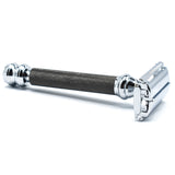 PARKER 76R HEAVYWEIGHT GRAPHITE BUTTERFLY OPEN SAFETY RAZOR PARKER SAFETY RAZOR