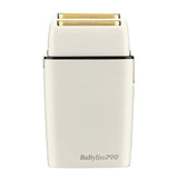 BABYLISSPRO® FOILFX02™ CORDLESS WHITE METAL DOUBLE FOIL SHAVER