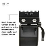 STYLECRAFT REPLACEMENT FIXED BLACK DIAMOND CARBON DLC FADE HAIR CLIPPER BLADE