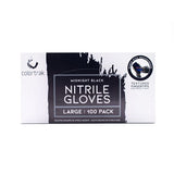 COLORTRAK MIDNIGHT BLACK NITRILE GLOVES 100PK