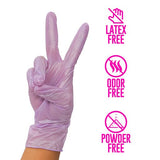 COLORTRAK Lilac Frost Nitrile Gloves (100 pack)