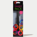FRAMAR Family Pack Brush Set Black - 3 Pack
