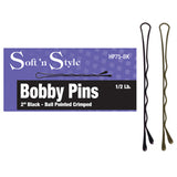 SOFT N STYLE 2" BOBBY PINS 1/2 LB