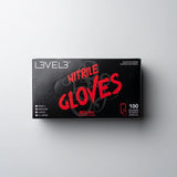 L3VEL3 Professional Nitrile Gloves RED-ISH