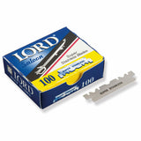 LORD SALOON SUPER STAINLESS HALF BLADES 100 COUNT