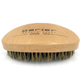 PARKER PREMIUM BOAR BRISTLE BEARD & HAIR BRUSH WITH BEECHWOOD CONTOURED HANDLE