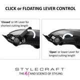 STYLECRAFT REBEL- PROFESSIONAL SUPER-TORQUE MODULAR CORDLESS HAIR CLIPPER