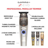 Gamma+ Professional X-EVO Cordless Trimmer