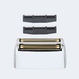 BABYLISSPRO Replacement Double Foil Head FX2 (SILVER) includes 2 Cutters