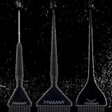 FRAMAR Family Pack Brush Set Black - 3 Pack