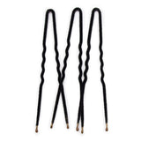 FRENCHIES BLACK VELVET HAIRPINS