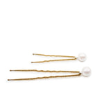 FRENCHIES BLONDE VELVET HAIRPINS
