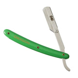 MD BARBER DRAGON RAZOR PLASTIC HANDLE GREEN