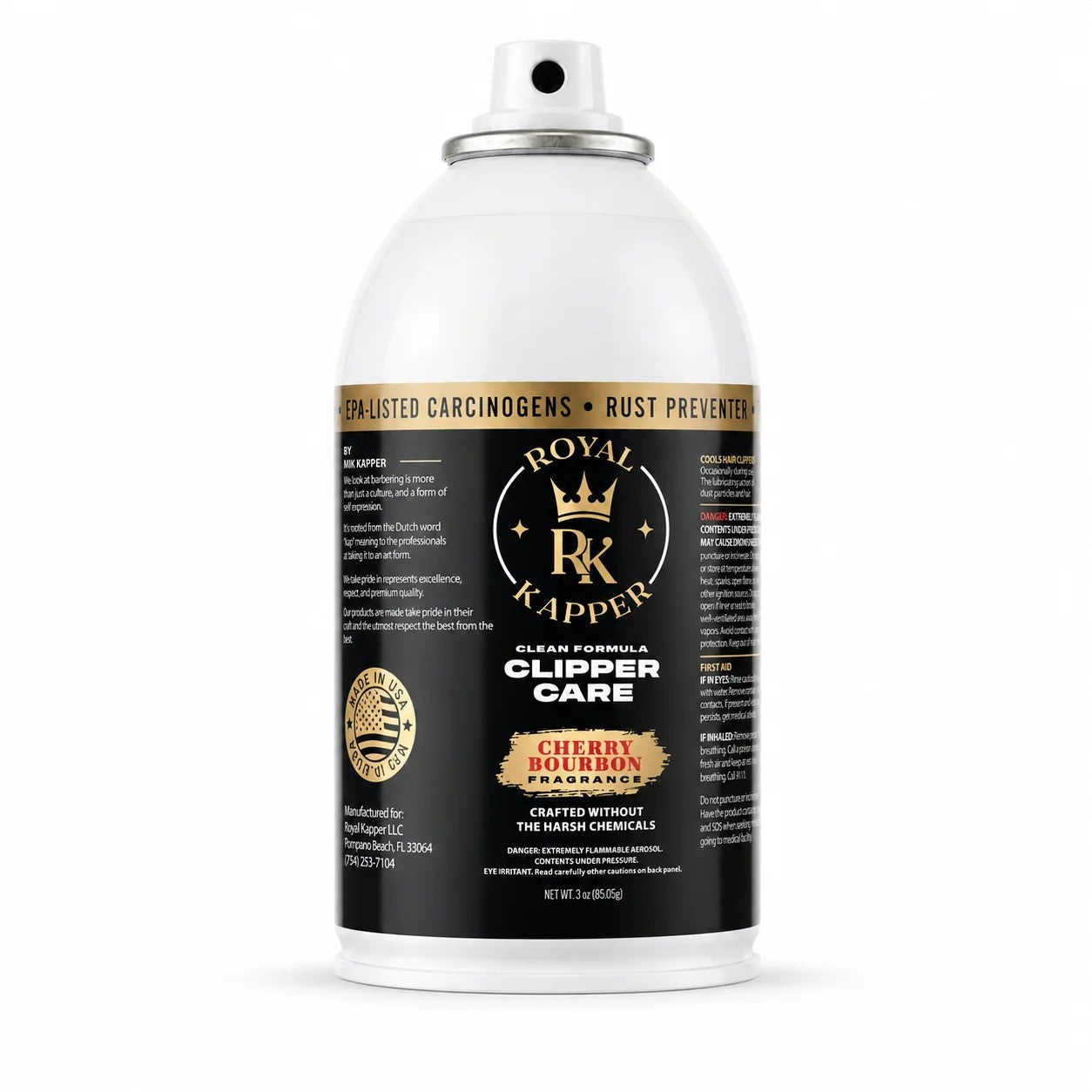 ROYAL KAPPER Non-Toxic Clipper Spray - Cherry Bourbon