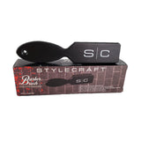 STYLECRAFT PROFESSIONAL FADE AND CLEANING BARBER HAIR BRUSH WITH 100% NATURAL BRISTLES WOOD HANDLE
