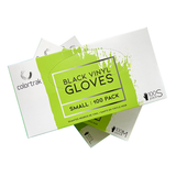 COLORTRAK  BLACK VINYL DISPOSABLE GLOVES 100PK